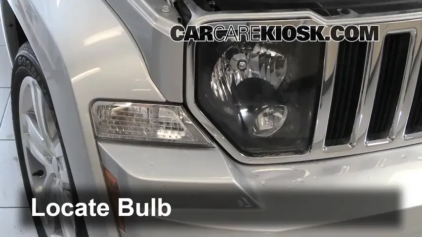 2011 Jeep Liberty Sport 3.7L V6 Éclairage Feu clignotant avant (remplacer l'ampoule)